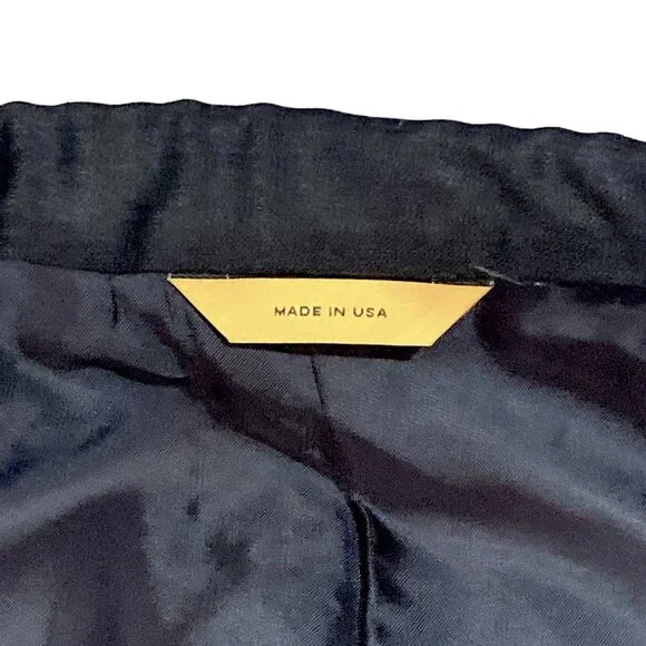 Hickey Freeman Jacket Mens 44L GraphiteLoro Piana Tasmanian 150s Wool Coat